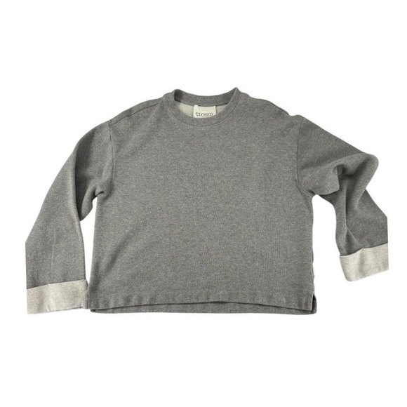 Closed Tops - Closed Sweatshirt Scandi Style Womens Medium Cozycore Cropped Drop Shoulder